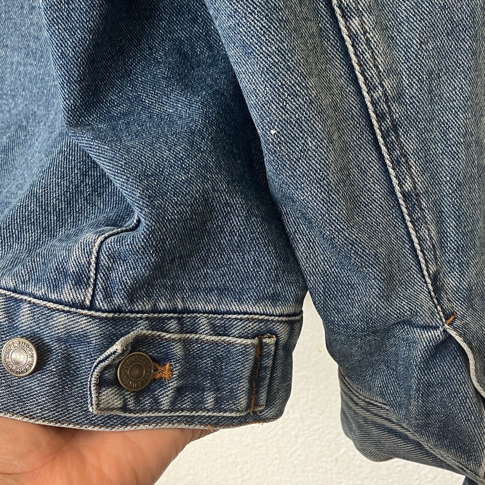Ralph Lauren Equestrian Denim lined Jacket Cotton - Picture 15 of 17